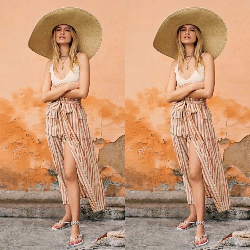 FREE PEOPLE One Natalia Striped Skirt